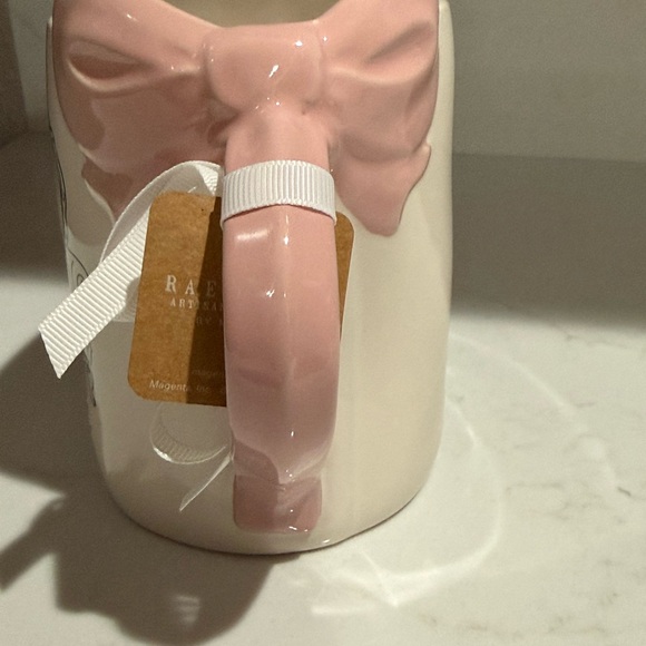 Rae Dunn x Disney x The Aristocrats “Cat Life” Mug with Pink Bow Handle - Picture 2 of 6